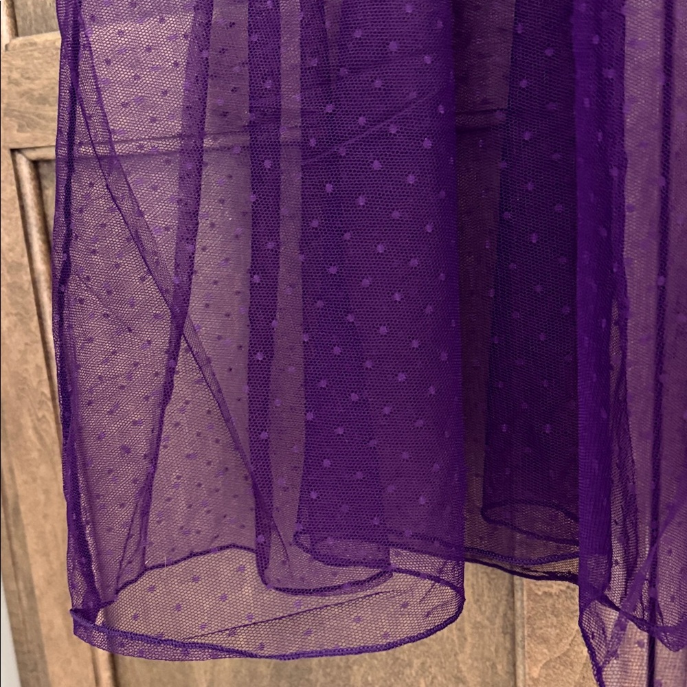 Victoria's Secret Purple Lace Intimate Babydoll Dress Lingerie
